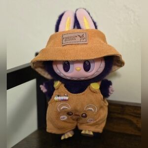 Fashion Labubu Overalls and Hat NWT (Doll NOT Included)‎